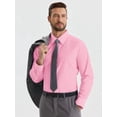 thumbnail image 3 of sogami Men's Stretch Dress Shirt Wrinkle-Free Long Sleeve Button Down Formal Shirt, 3 of 8