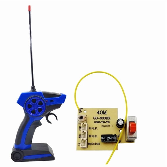 DIY RC Car 2.4G 4CH Transmitter and Receiver Module, Blue, 1-Pack