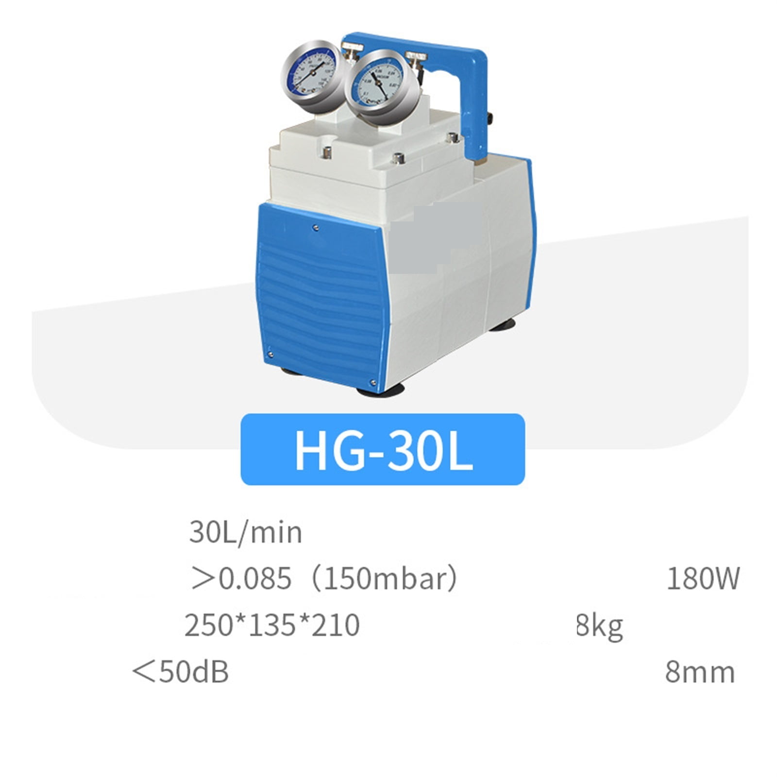 Diaphragm Vacuum Pump Laboratory Suction Filter Positive And Negative Pressure Small Multi-tap Anti-corrosion Oil-free Pump ,Easy to Use