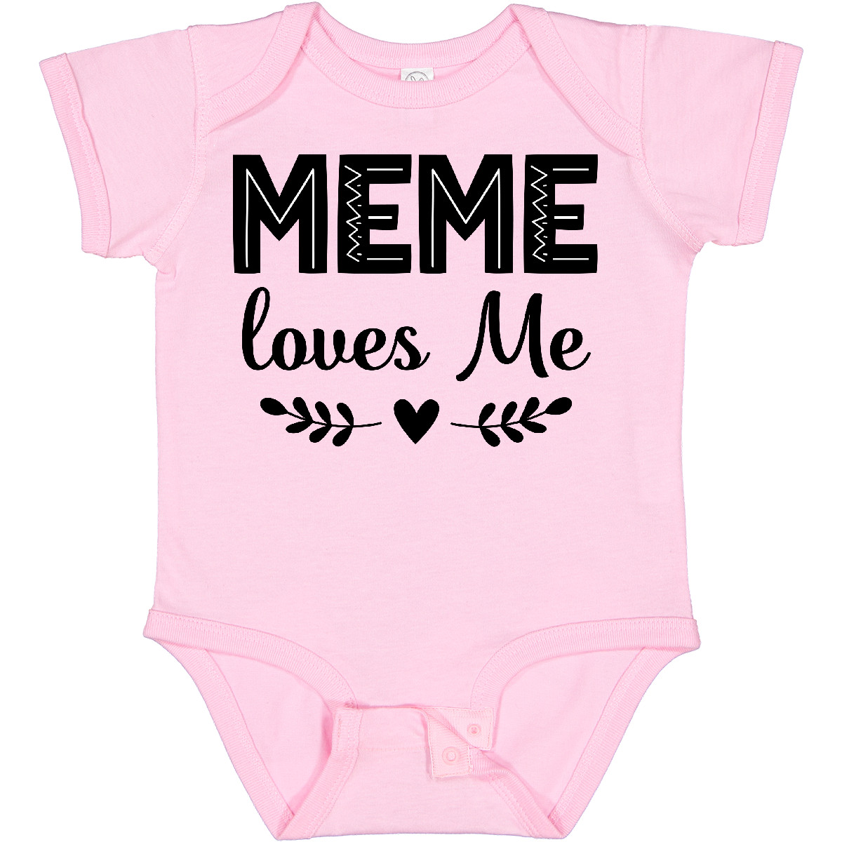 Inktastic Meme Loves Me Baby Clothes Girls Baby Bodysuit