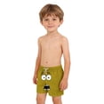 thumbnail image 4 of Pantalones cortos infantiles con bolsillo, cordón elástico, estampados, estilo casual, bañador, cinco puntos., 4 of 8