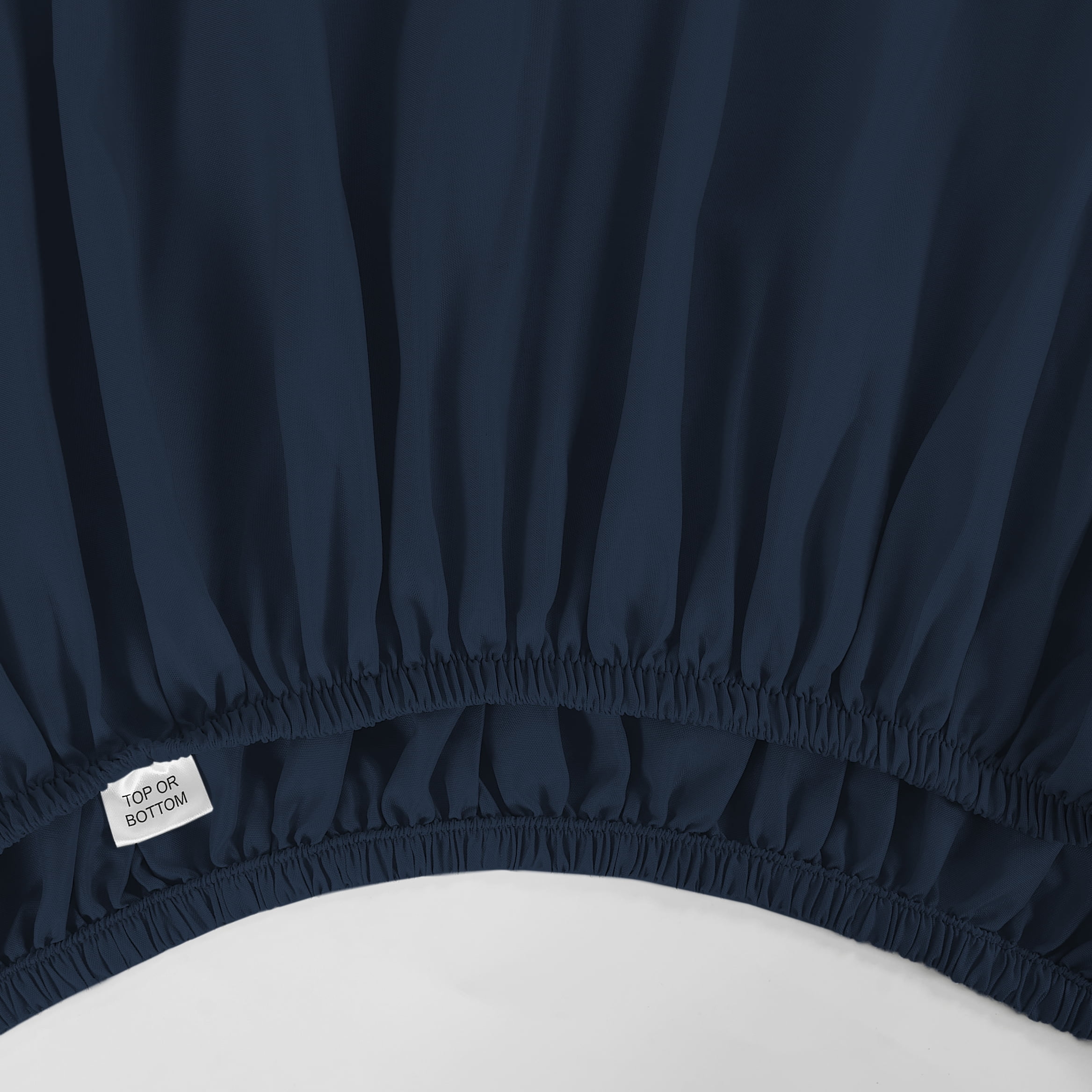 Mainstays Basic Value Microfiber Bed Sheet Set, Navy Blue, Twin, 3 Piece