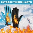 thumbnail image 4 of Waterproof Windproof Thermal Gloves, Touchscreen Sports Gloves for Men and Women, Snug-Fitting Winter Gloves with Non-Slip Palm for Cycling, Hiking, and Outdoor Activities, 4 of 4