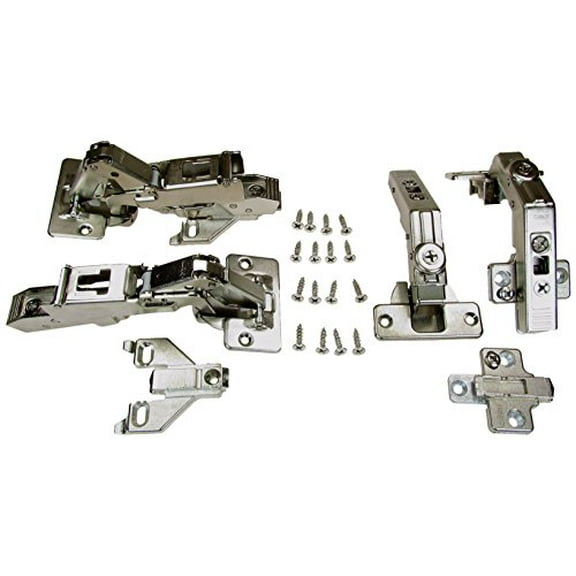 Blum 1/2" Overlay, Face Frame Hinge Kit for Pie-Corner Cabinets