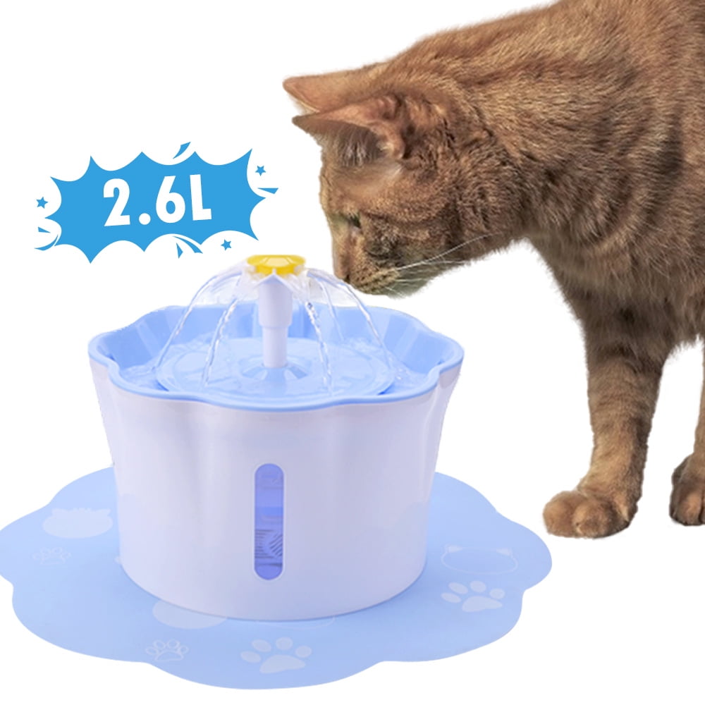 2.6L Automatic Pet Water Fountain Silent Drinking Electric Water