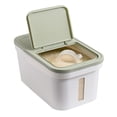 thumbnail image 1 of Large Food Storage Container Dry Food Flour Rice Dispenser Large Containers With Lids, 1 of 4