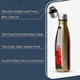 thumbnail image 4 of JUNSUNMAY Bouteille d'Eau Isotherme en Acier Inoxydable 304 500ml Bureau École Extérieur, 4 of 5