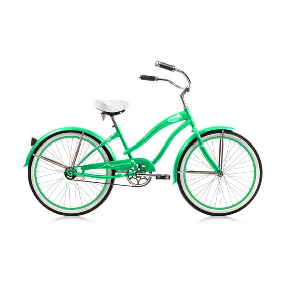 Micargi ROVER 24" Womens Beach Cruiser-Mint Green/ Mint Green