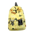 thumbnail image 2 of Mochila con , mochila para portátil, mochila de viaje con dibujos animados para mujeres que la universidad Amarillo, 2 of 9