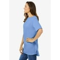 thumbnail image 3 of Woman Within Plus Size Perfect Short-Sleeve Boatneck Tunic, 3 of 5