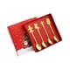 thumbnail image 4 of Juego de 4 cucharas navideñas Perfecl Utensilios de Cocina para Niños Oro, 4 of 8