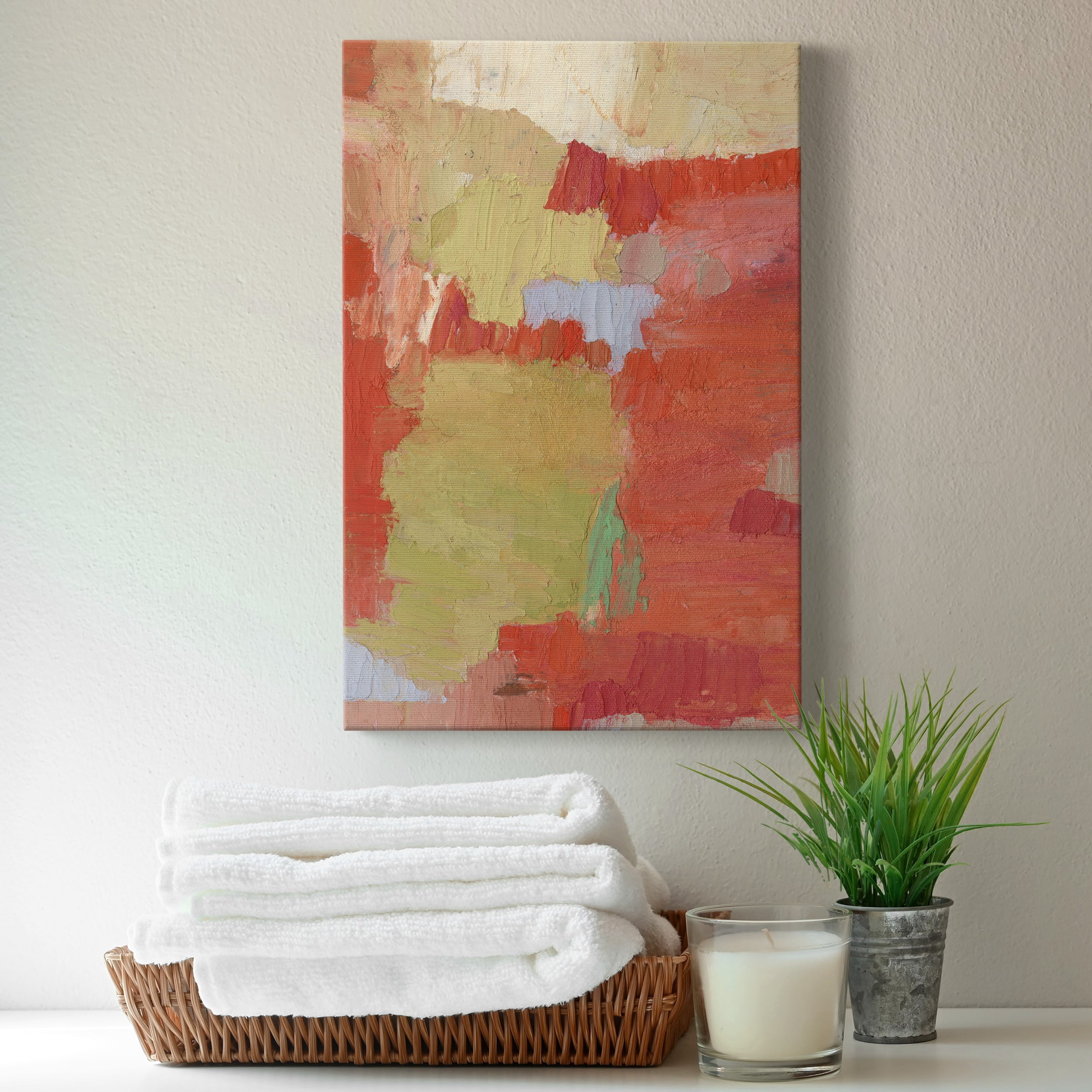 Bright Costa I Premium Gallery Wrapped Canvas - Ready to Hang