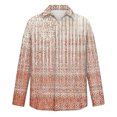 thumbnail image 4 of Men's Summer New Loose Print Long Sleeve Shirt Cardigan Beach Shirt M, 4 of 5