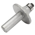 thumbnail image 2 of 5 Pcs 1/2 Pouce Bit de Routeur Diamant Demi-Bullose pour Profileur Manuel Marbre, 2 of 5