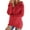 Red, variant on ZQUUVOU Women's Fuzzy Hoodies Solid Color Faux Fur Cozy Hooded Sweatshirt Long Sleeve Pullover Tops for Winter Sky Blue