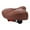 brown with taillight, variant on Bike Seat Saddle, Wide Bike Saddle for Men, Waterproof Seat with taillight