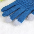 thumbnail image 4 of Guantes de invierno cálidos para pantalla táctil para mujer, guantes de punto polar con forro térmico para clima frío, 4 of 4