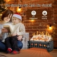thumbnail image 3 of WAA Electric 750W/1500W 5 Flame Brightness, Remote and Auto Shut Off Fireplace Inserts with Log Heater, 3 of 7