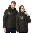 thumbnail image 4 of LOVZFMLL Vestes pour Hommes Haut Décontracté Col Rond Tricoté Faux Manteau Chauffant à Manches Longues Col Rond, 4 of 6