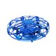 thumbnail image 1 of Cuadricóptero De Aviones Sensor infrarrojo Quadcopter Evitación de obstáculos Luces LED Mini UFO Drone (Azul), 1 of 9