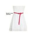 thumbnail image 5 of Unique Bargains Ceinture Fine Tressée Ajustable à Boucle à Ardillon Simple pour Femme, 5 of 5