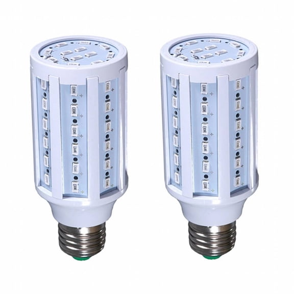 HIBIBUD 2 Pcs Color Changing LED Light Bulbs, 5W Energy-Saving Smart Lighting, Pink Light