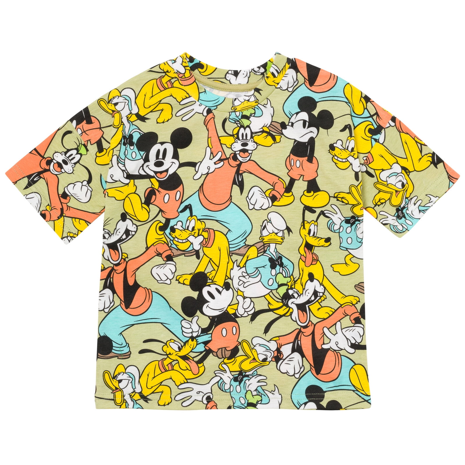 Disney Mickey Mouse Goofy Donald Duck Infant Baby Boys T-Shirt and Shorts Outfit Set Infant to Big Kid
