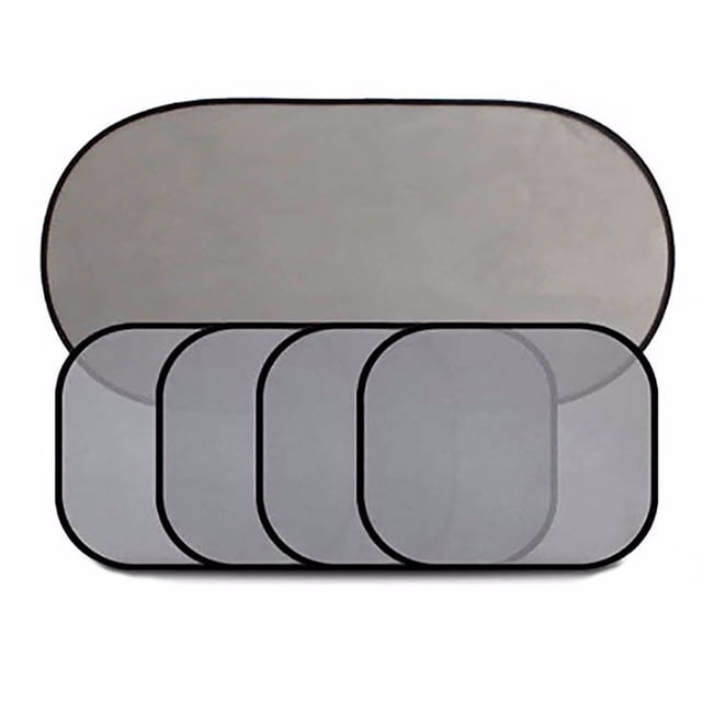 MasteelfCA 5pcs Car Windshield Sunshade Rear Side Windscreen Sun Shade UV Rays Protector Sunshade