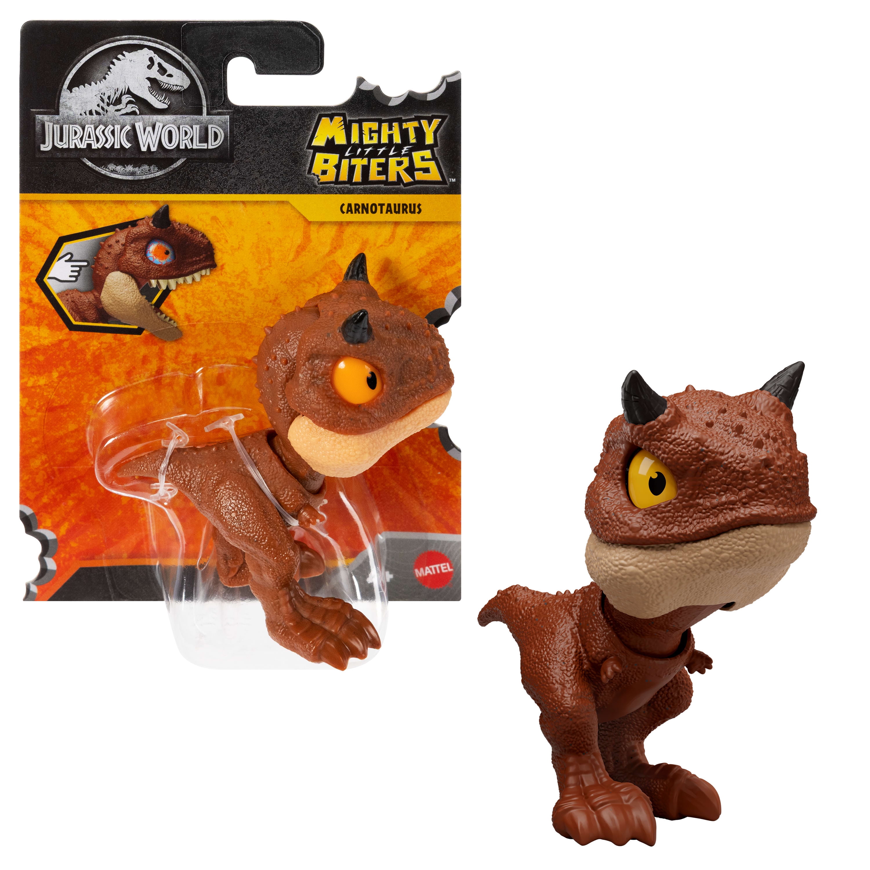 Jurassic World Petits Mordeurs Puissants Dinosaure, chang. yeux