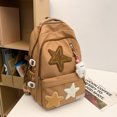 thumbnail image 4 of Mochila para Laptop Vintage Mujeres Grandes Capacidad Ajustable Correa Apliques Niñas Diaria, 4 of 9