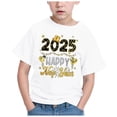 thumbnail image 4 of Linfrsh Kids T Shirts Girls Boys Trendy Summer Tops Cotton Crew Neck Short Sleeve Boys Tee Shirts Daily Shirt for Kids Toddler Funny Shirts Graphic Tees Blouse White,5-7 t, 4 of 6