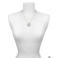 thumbnail image 3 of Delight Jewelry Resin Black and White Cow Miracles Ring Charm Necklace, 18", 3 of 4