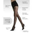 thumbnail image 3 of Women's MeMoi MTS02234 Dot Flocked Sheer Tights (Black M/L), 3 of 7