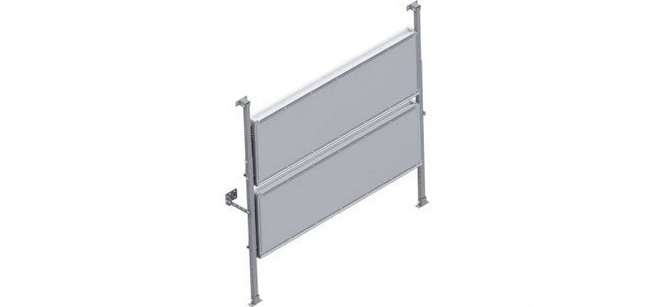 Holman 48606 Van Shelf Unit 60" W x 20" D 2 Folding No Dividers Gray