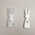 thumbnail image 1 of Nilvkv Rabbits Combination Ornament Cement Gypsum Mould DIY Mould, 1 of 6