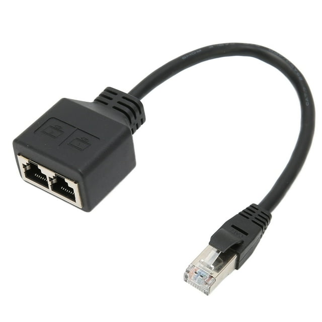 Cable adaptador de red Ethernet RJ45 LYUMO, extensión de 1 macho a 2 hembras, adaptador divisor LAN Ethernet RJ45 para redes CAT7
