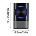 thumbnail image 3 of Wireless Doorbell System | 200m Range Remote Control Pager | 52 Chime Options | 4-Volume Adjustable | LED Alert | Home Office Elderly Kids Use | ABS | Easy Install | 1 Button 1 Receiver | 433MHz, 3 of 9