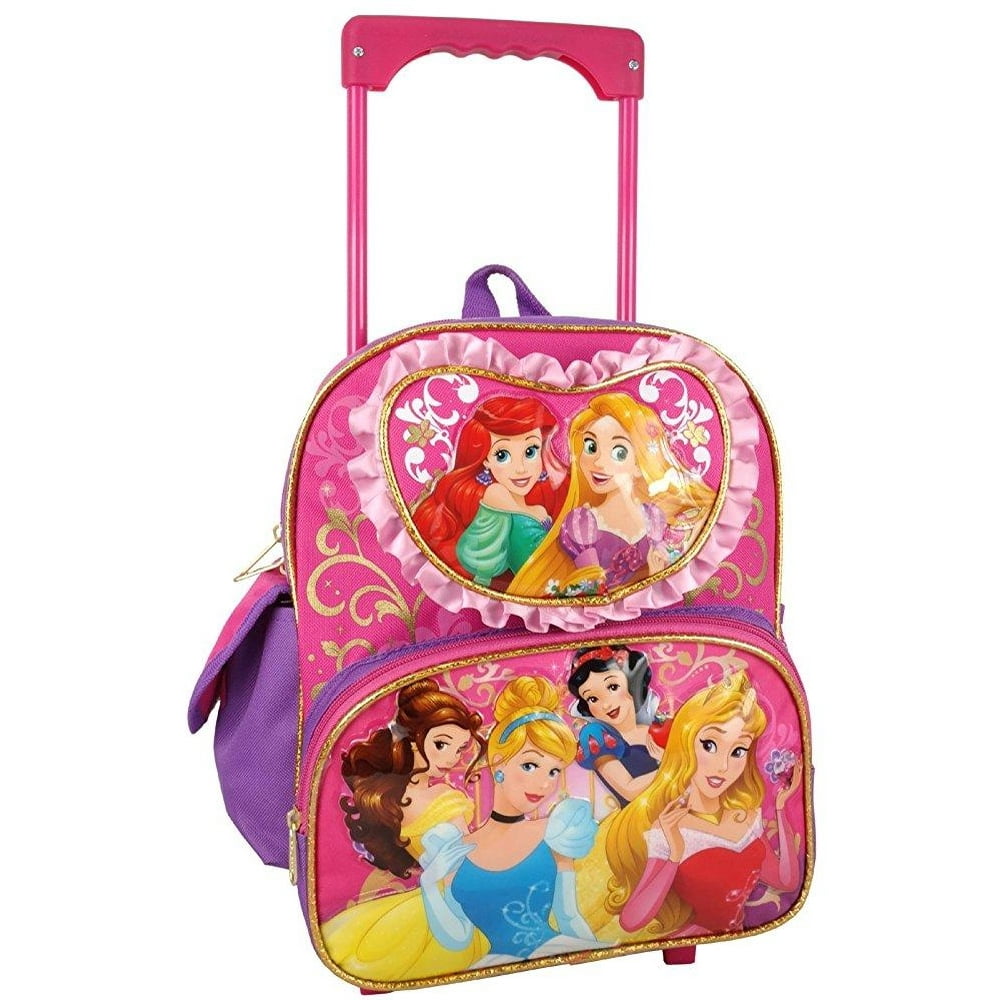 Disney princess toddler 12 rolling backpack