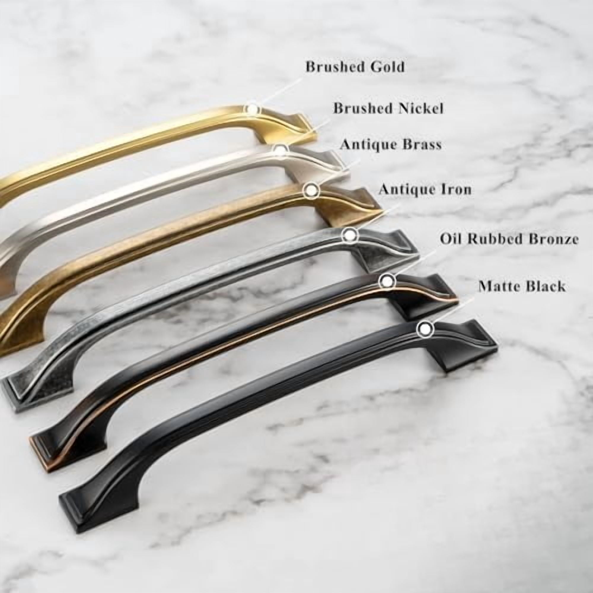 10 Pack Brushed Gold Cabinet Pulls 3 Inch Gold Cabinet Handles Gold Hardware for Kitchen Cabinets 8222 Drawers Bedroom Dresser Bathroom Vanity Cupboard