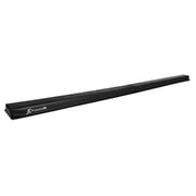 ProsourceFit Gymnastics Balance Beam, 9ft Long Folding Floor Beam, Black