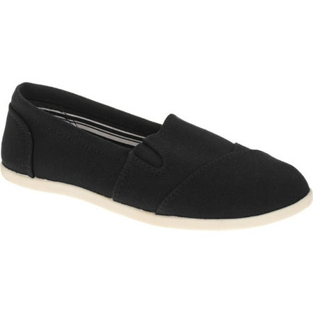 Faded Glory Women's Basic Canvas A-Line Flat