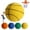 Yellow, variant on Silent Basketball, 2025 Upgrade Dribble Dream Silent Basketball The Silent Basketball Dribbling Indoor, Foam Basketball Indoor Training Ball for Various Indoor Activities