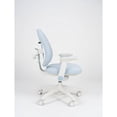 thumbnail image 2 of Kids Ergonomic Study Chair Height Adjustable Desk Chair with Dual Back Support & Armrests Rolling Swivel Computer Chair for Students 85–101cm Blue Home School Seat, 2 of 4