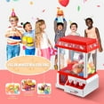 thumbnail image 3 of Machine à Griffes pour Enfants Jouet Mini Machine à Griffes Attrape-Bonbons Distributeur de Prix Distributeur Automatique Machines de Jeux d'Arcade pour Maison Fête Cadeaux de Noël Anniversaire Jouets Cool pour Fille, 3 of 8
