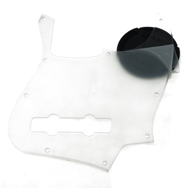 USA Spec 5 String Jazz J Bass Pickguard with screws Fits For American FD scratch plate various colors Clear
