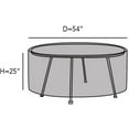 thumbnail image 2 of Covermates Round Accent Table Cover - Patio Outdoor Furniture Cover, Water Resistant, Elite 300D Polyester, 54" Diameter x 25H, Khaki, 2 of 14