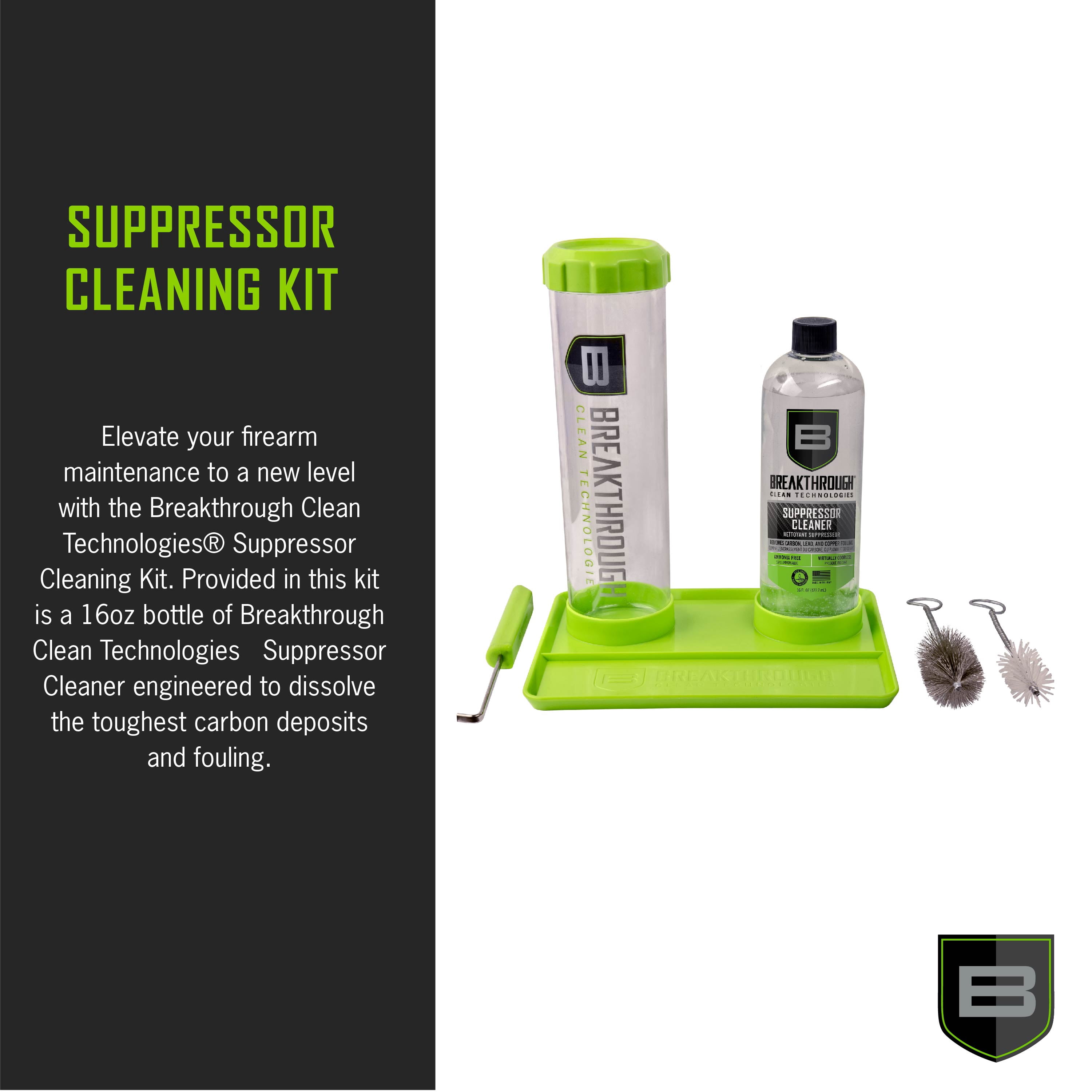 Breakthrough Clean Technologies Suppressor Cleaning Kit