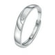 thumbnail image 2 of Anillos para mujer, regalos para parejas, anillos personalizados para hombre y mujer, anillos abiertos para boda, compromiso, aniversario, sobres rojos., 2 of 2