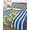 Blue, variant on Yellow Lemon King Size Down Alternative Comforter, Lightweight Comforter Quilt Bedding Set with Pillow Shams Spring Botanical Leaves Fruit Farmhouse All Seasons Bed Comforter Duvet Insert 96"x106"