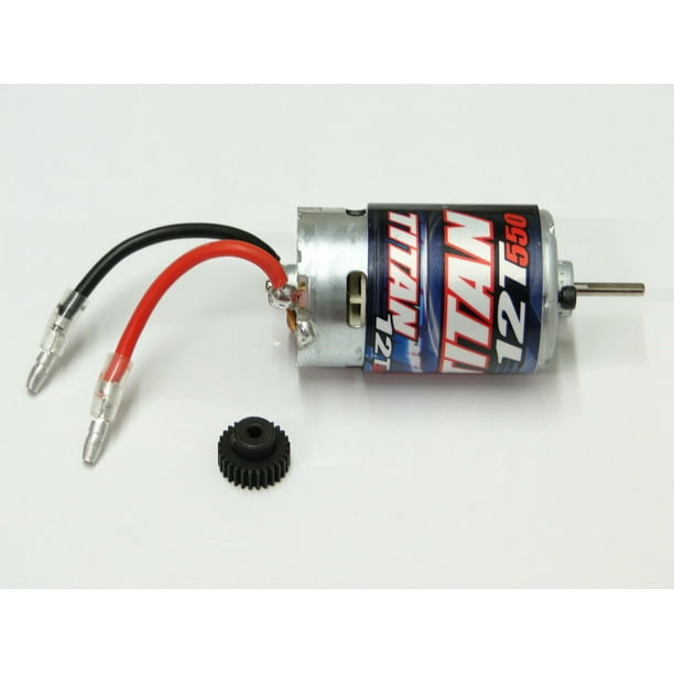 NEW TRAXXAS 1/16 SLASH Motor Titan 12T 550 & 25 Tooth Pinion Gear RDM